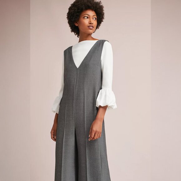 NWOT Anthropologie Cartonnier Oxford Jumpsuit - Picture 4 of 6